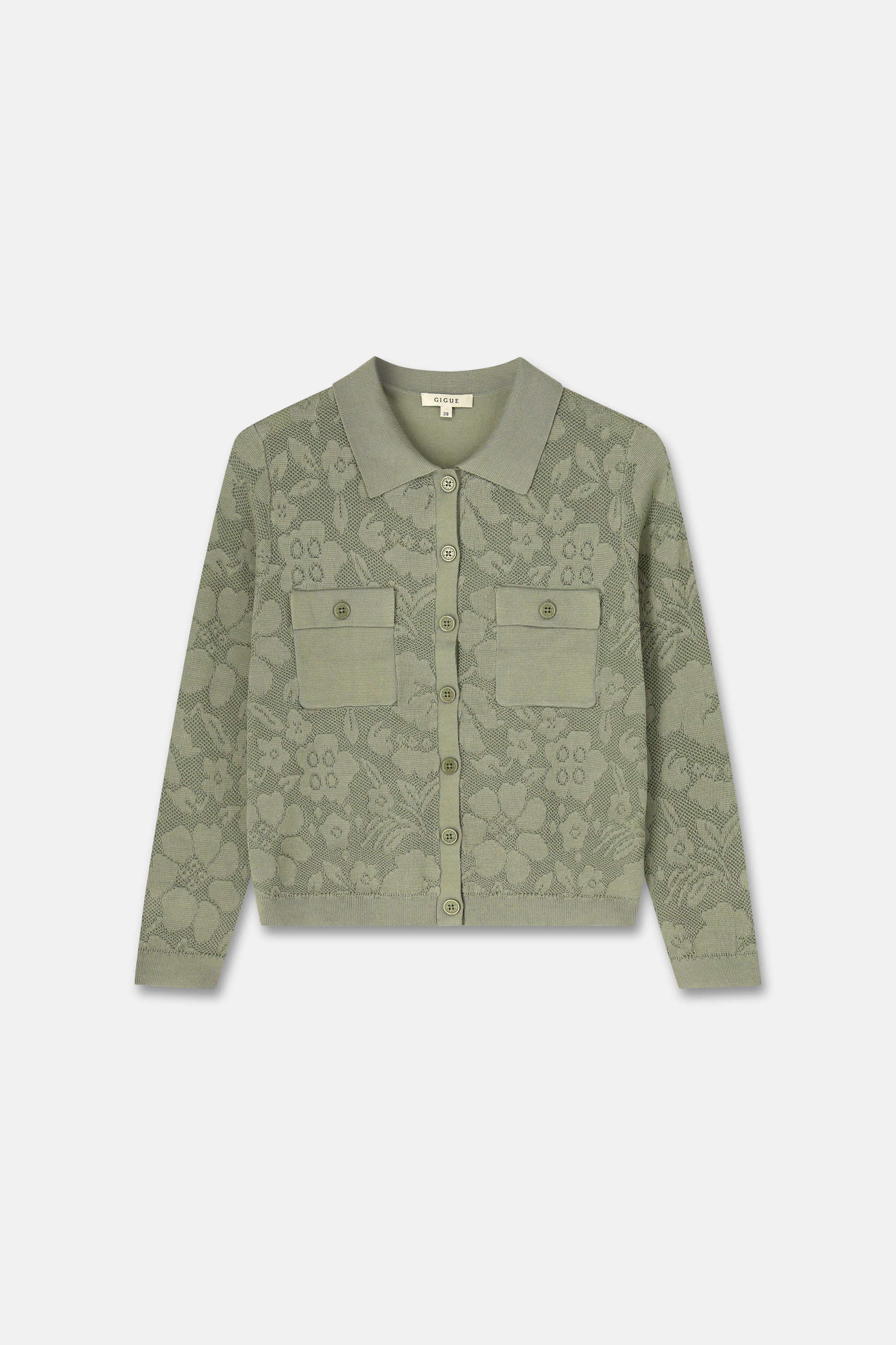 Giletpull KakiGigue ( Flore 422/2525 )