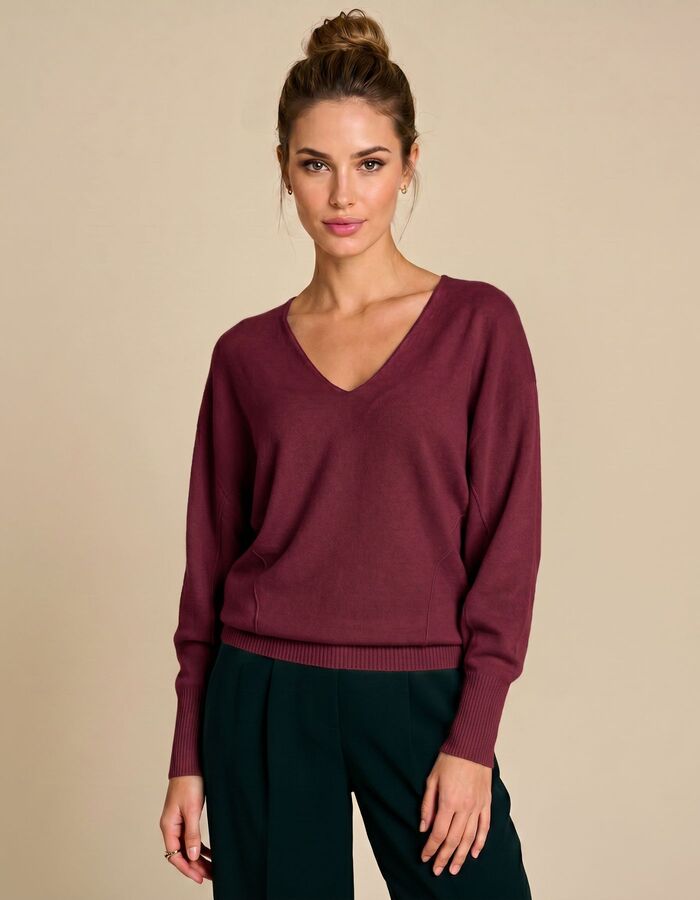 Pull Bordeaux Due Amanti ( Marly/Bordeau )