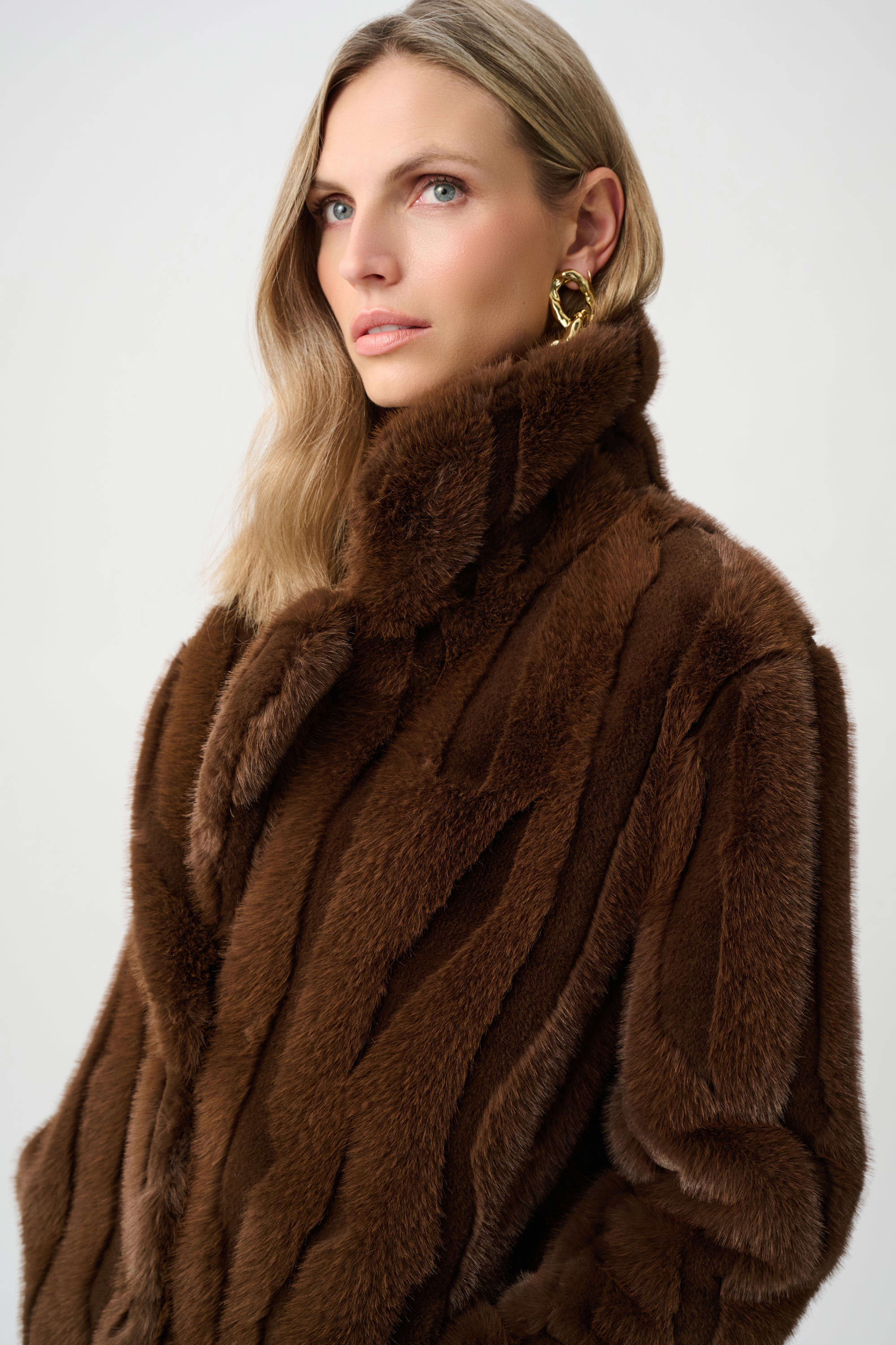 Manteau côtelé marron (263916/15 T)