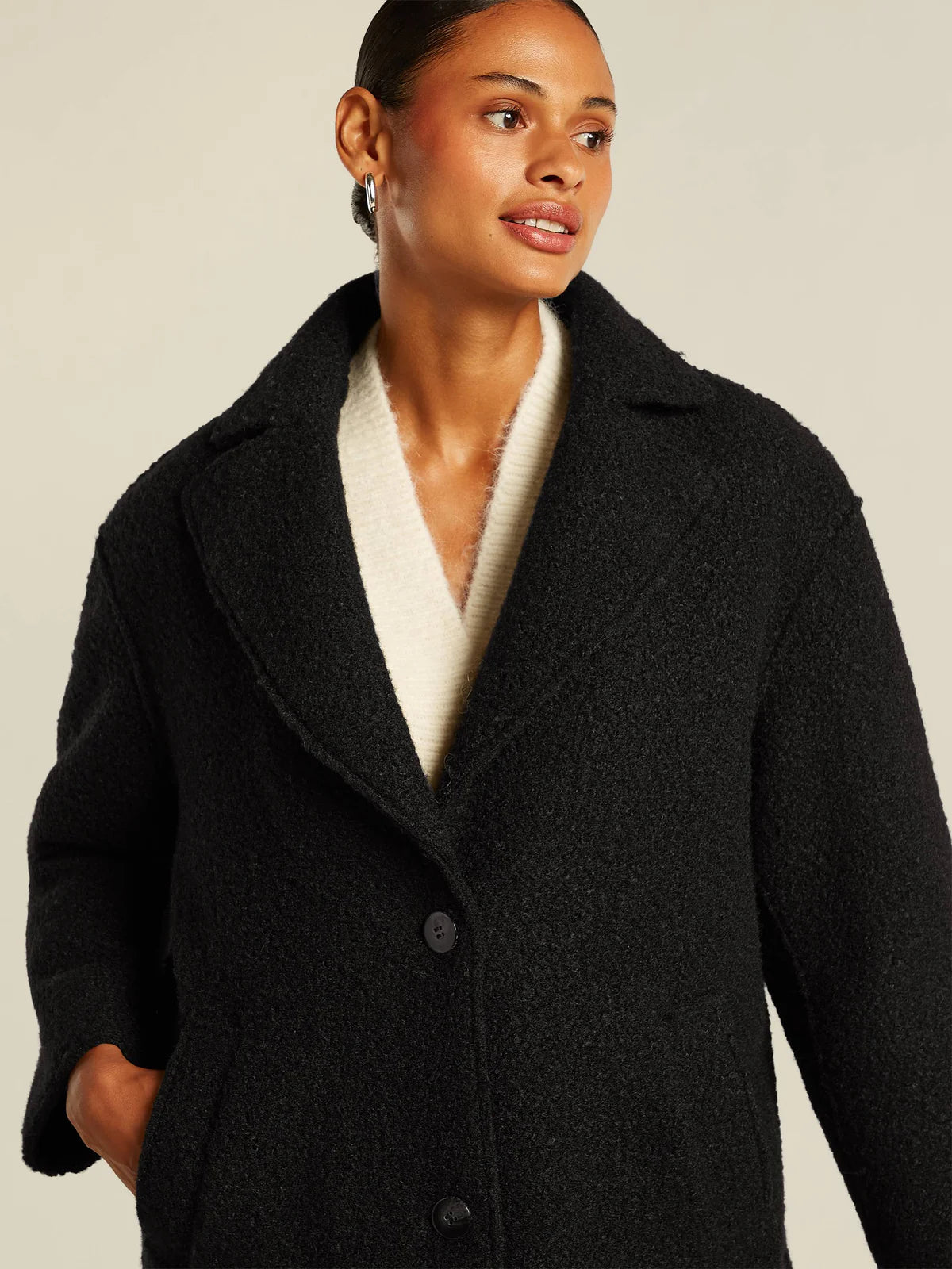 Mantel Zwart Beaumont ( Lotty/1990 )