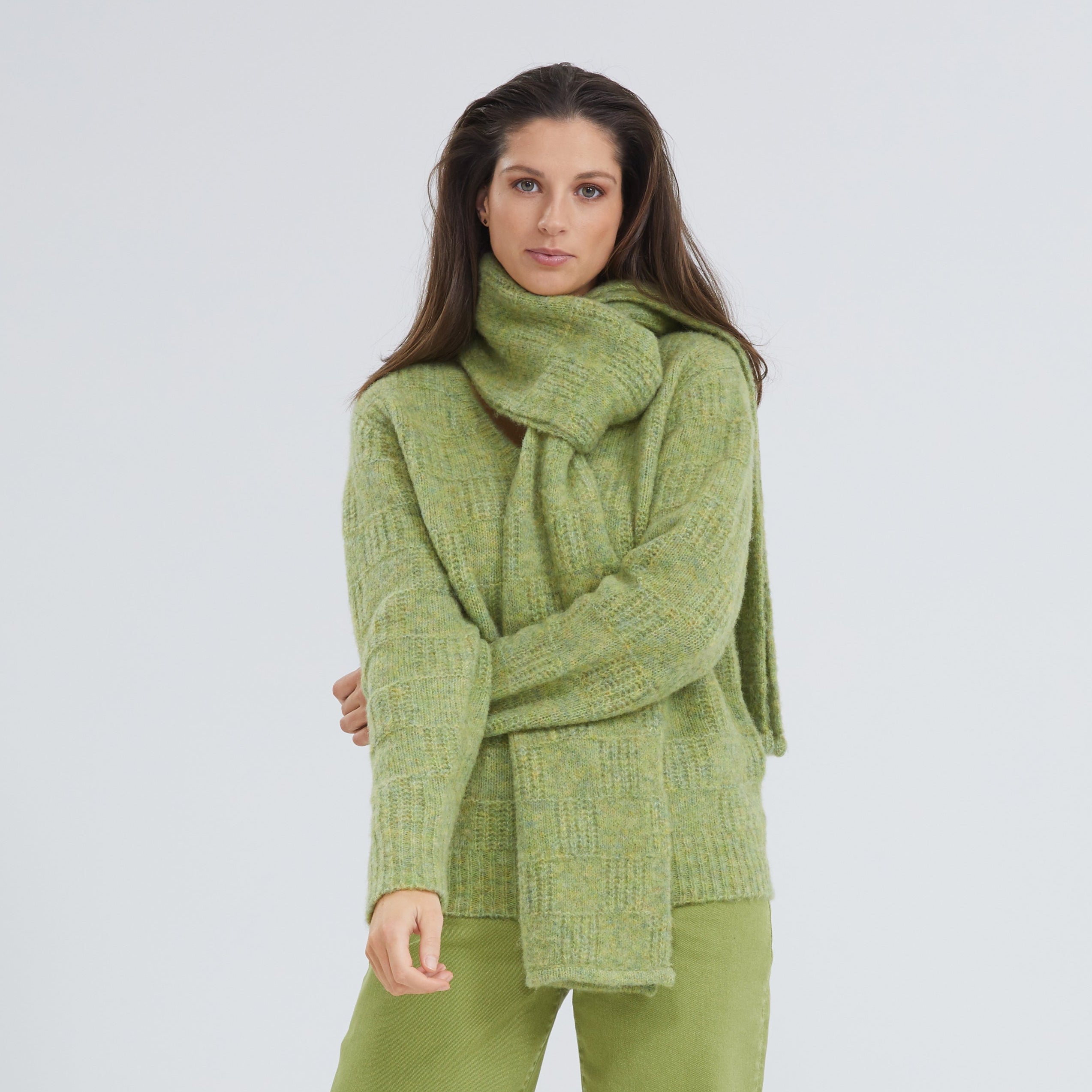 Sjaal Groen Blue Iv ( Melek/535 )