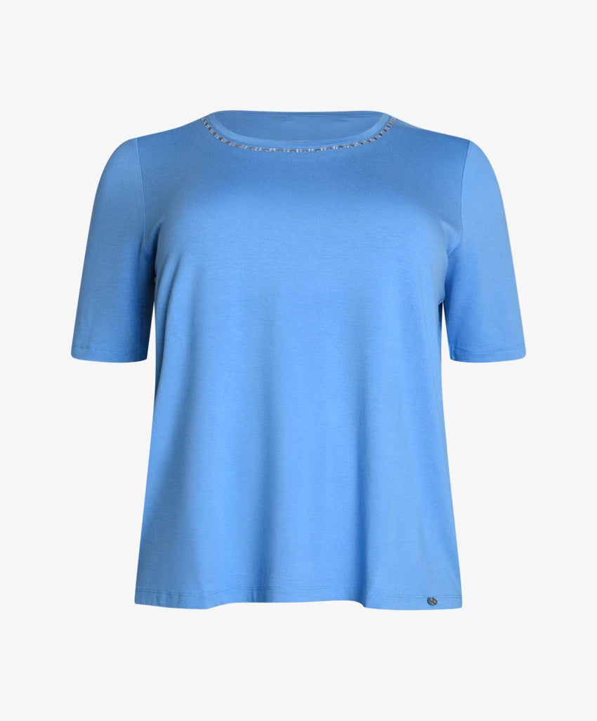 T-Shirt Bleekblauw Gollehaug ( 23205/608 )