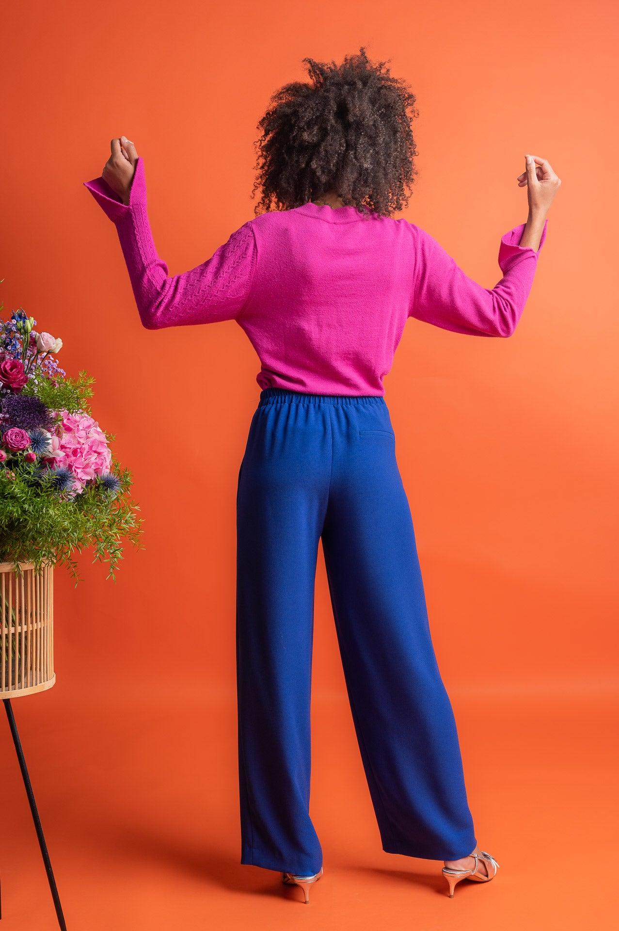 Pull Fuchia Accent Fashion ( Variation/Rasperry ) - Delaere Womenswear