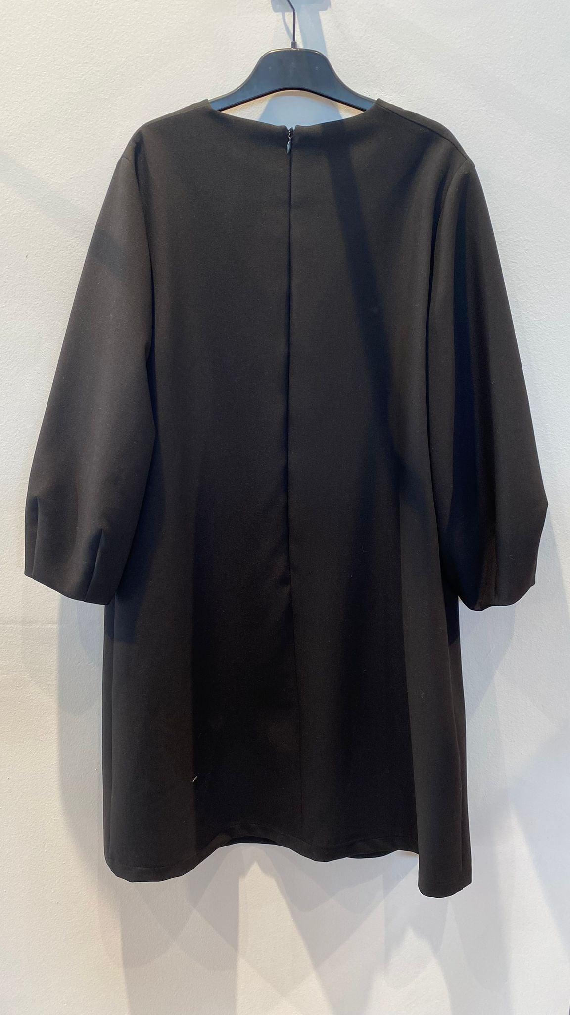 Kleedje Zwart Atmos Fashion ( 9605 Digna Black ) - Delaere Womenswear