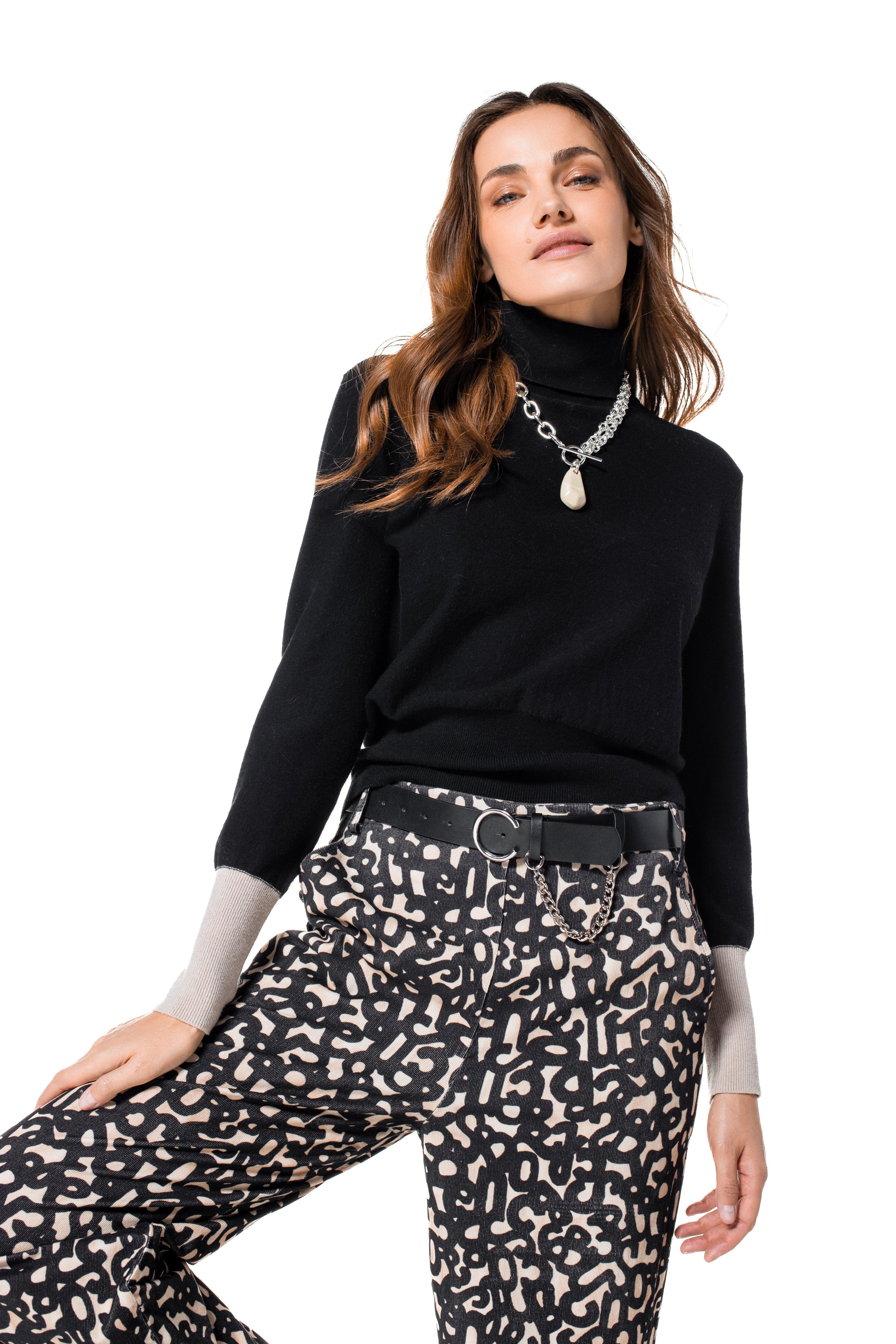 Pull Zwart Caroline Biss ( 4218/10 ) - Delaere Womenswear