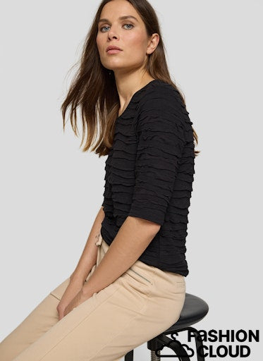 T-Shirt Zwart Rabe ( 115300/6099 )