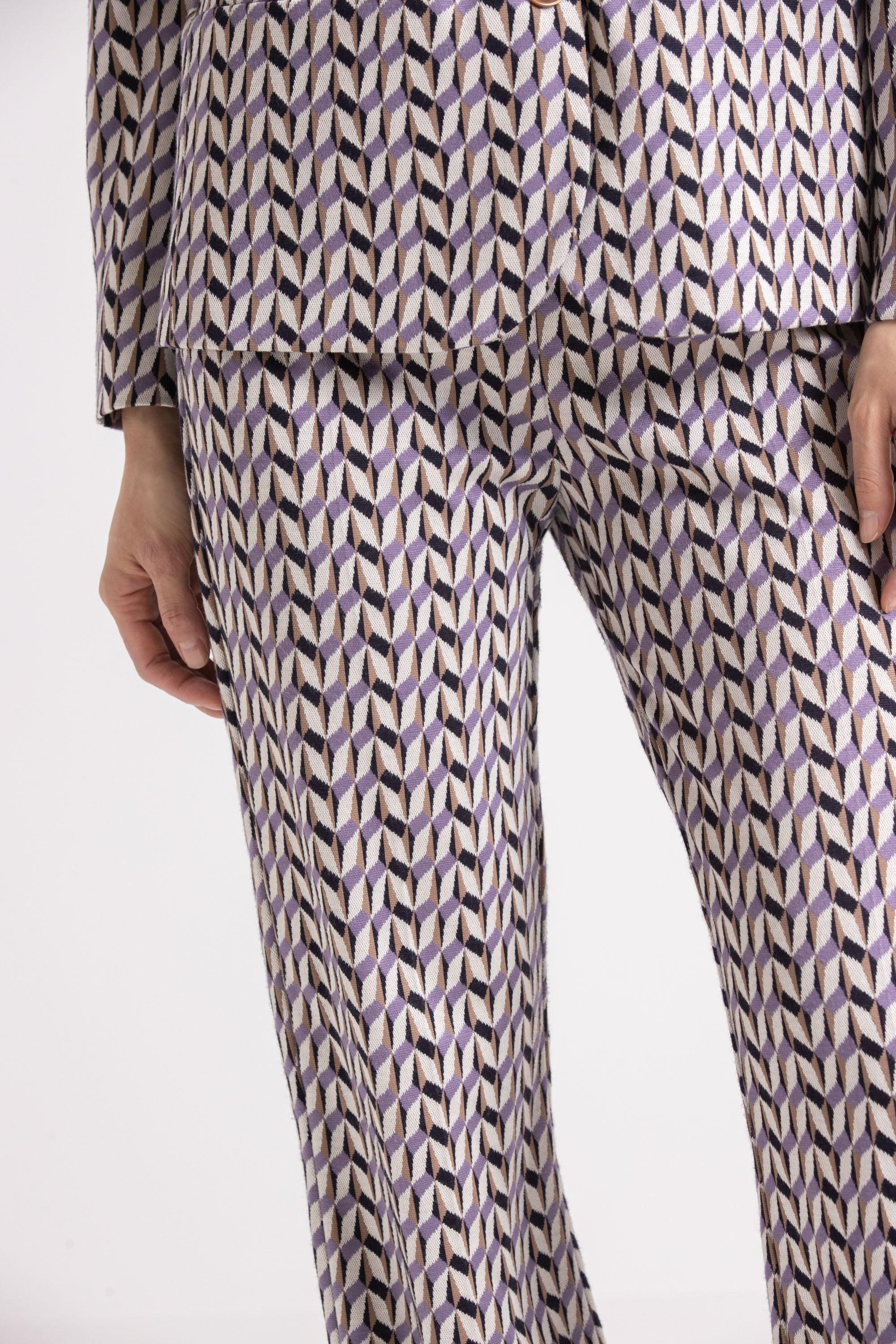 Broek Paars Gigue ( Regina 648/2435 ) - Delaere Womenswear