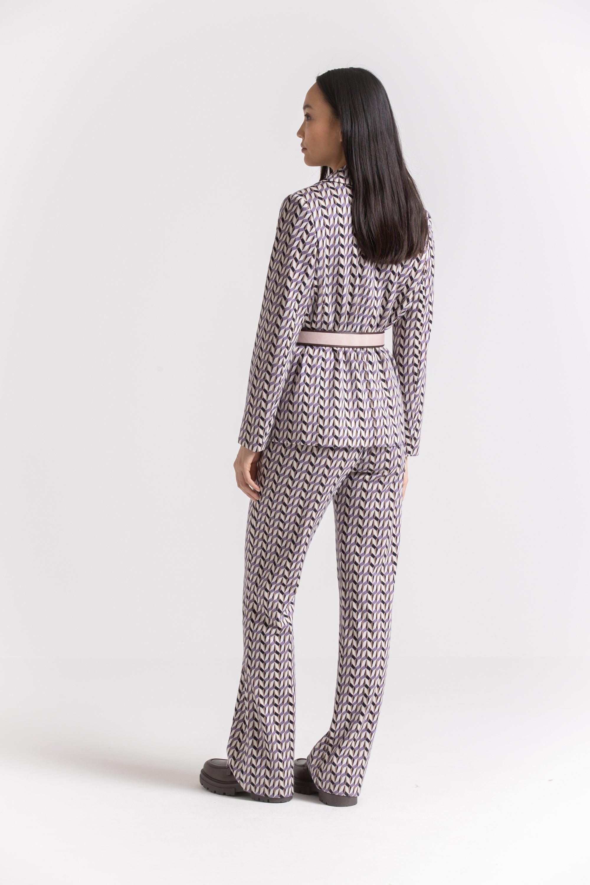 Broek Paars Gigue ( Regina 648/2435 ) - Delaere Womenswear