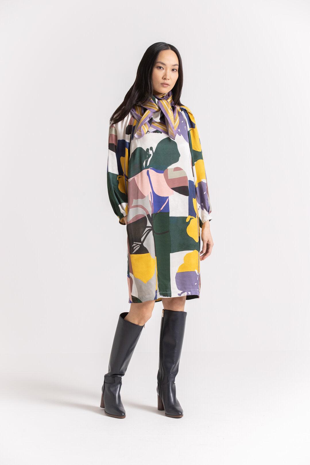 Kleedje Divers Gigue ( Kazimir 668/2102 ) - Delaere Womenswear