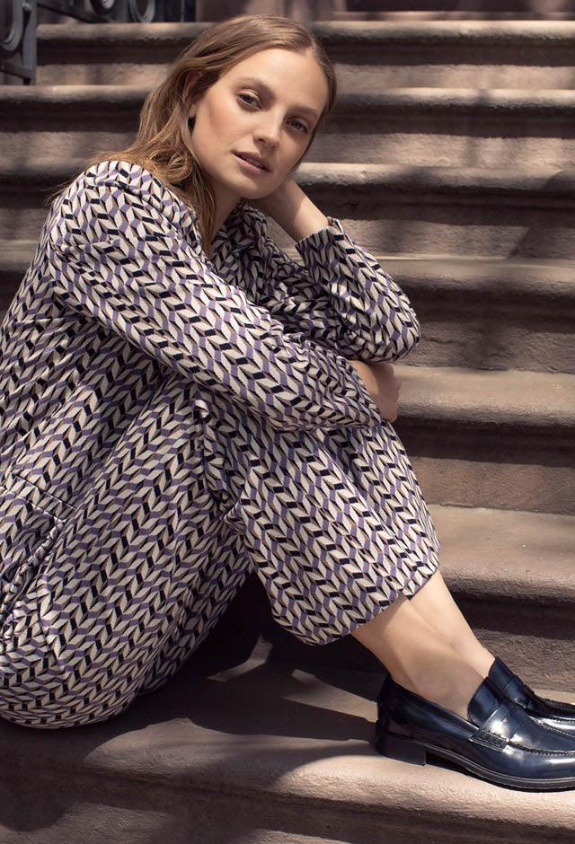 Broek Paars Gigue ( Regina 648/2435 ) - Delaere Womenswear