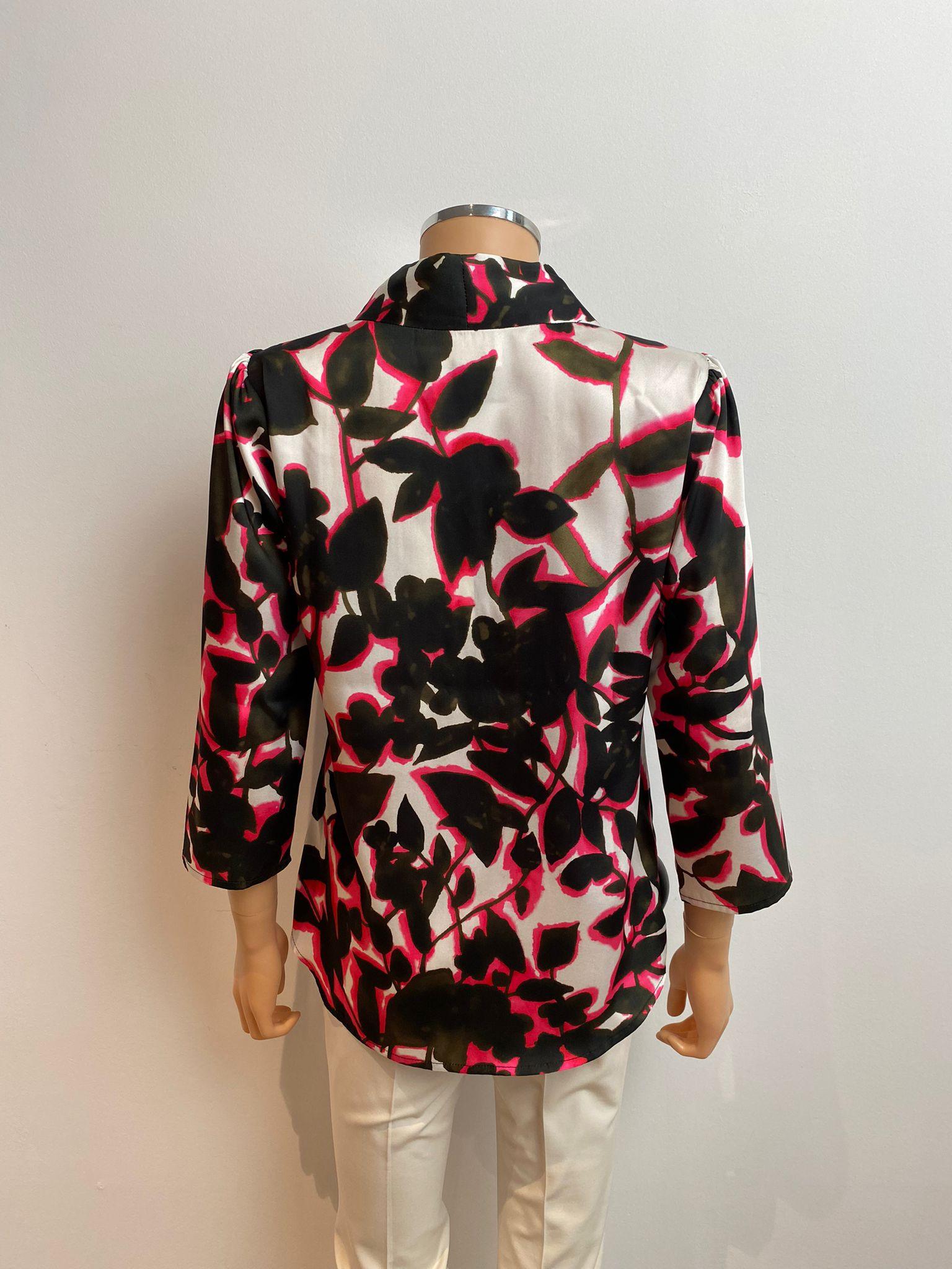 Bloes Fuchia Leonie De Paris ( Cami Leaf/Fuchsia ) - Delaere Womenswear
