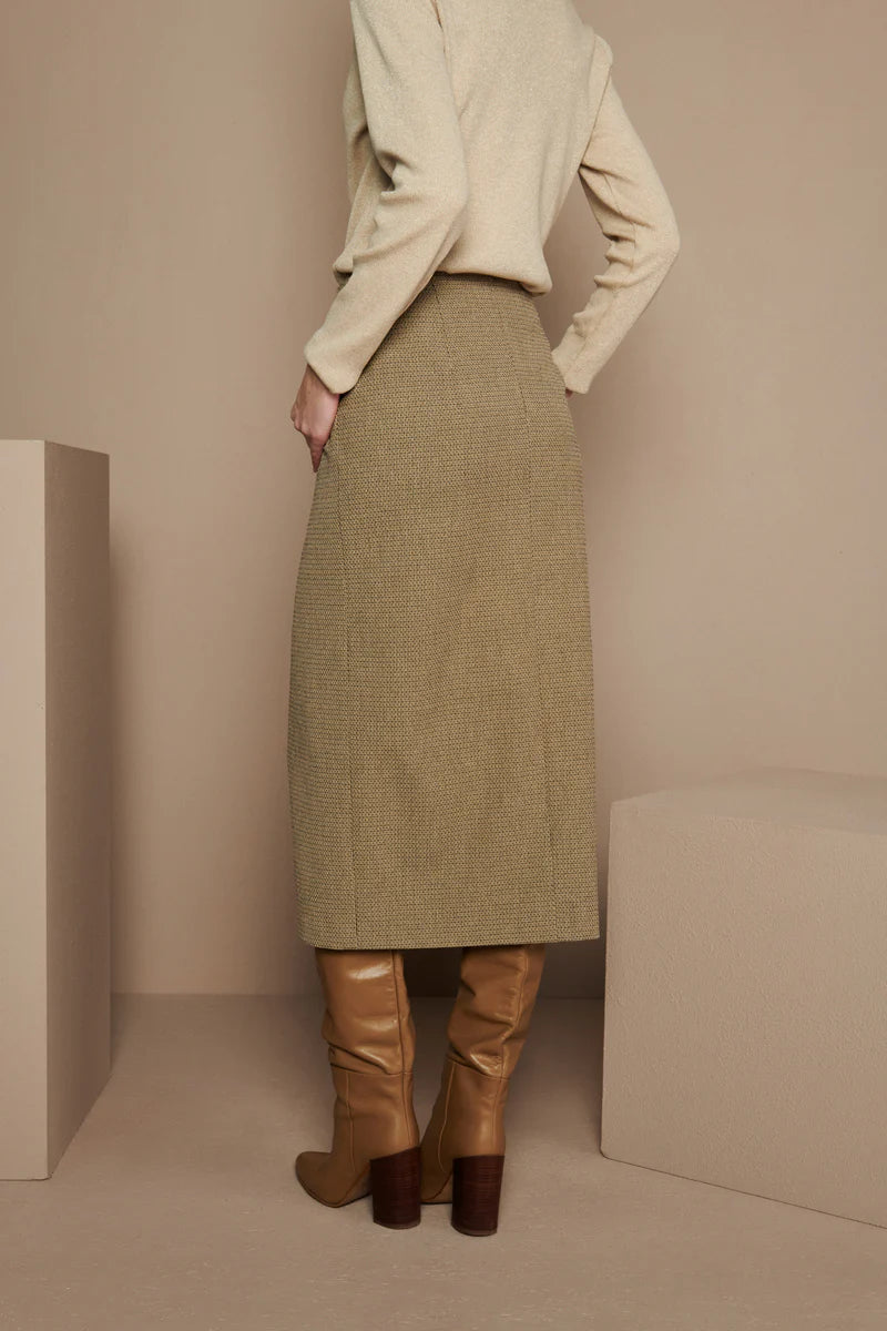 Rok Beige Marie Mero ( Sk06/158 ) - Delaere Womenswear