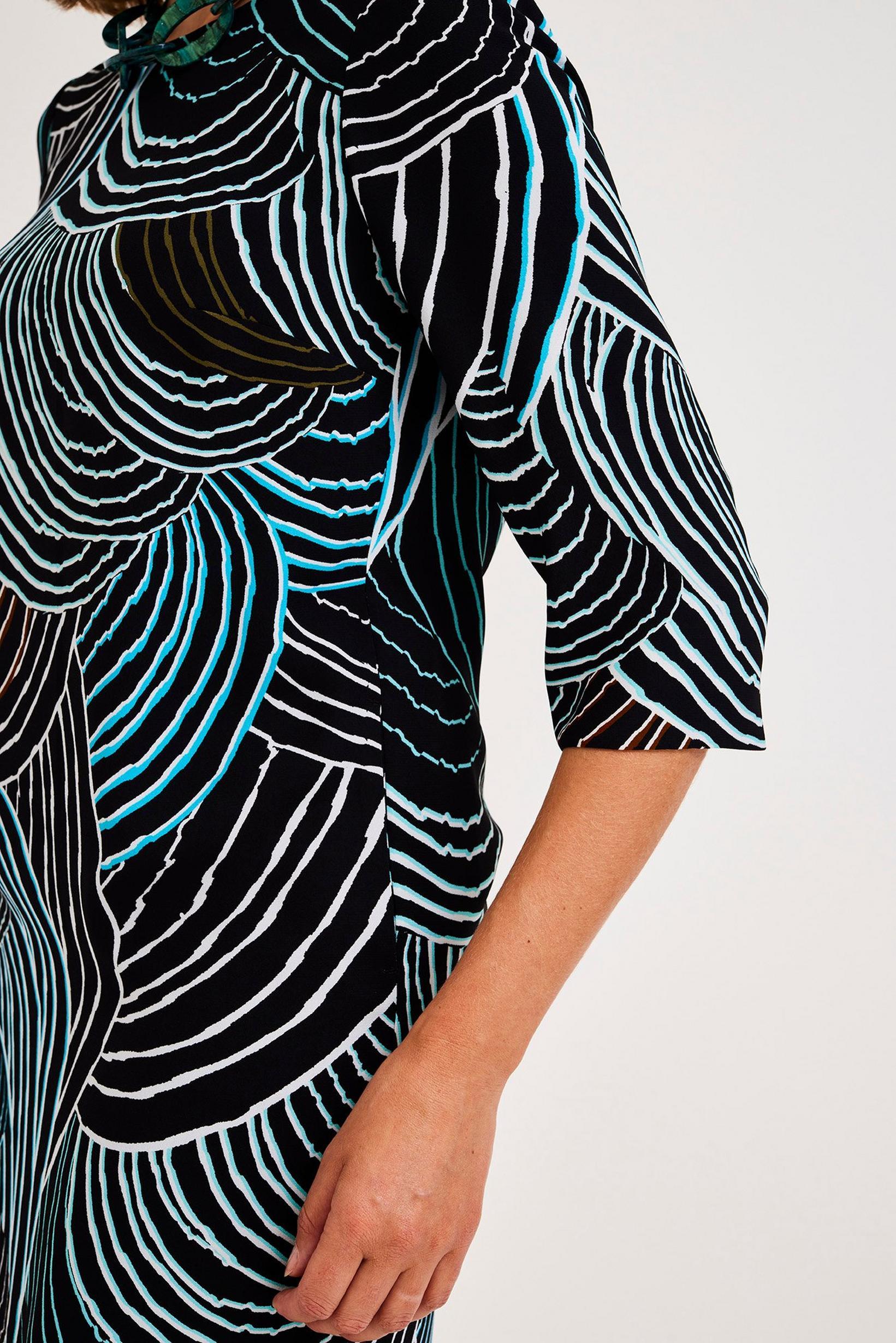 Kleedje Groen Mayerline ( Racha 8344/010 ) - Delaere Womenswear