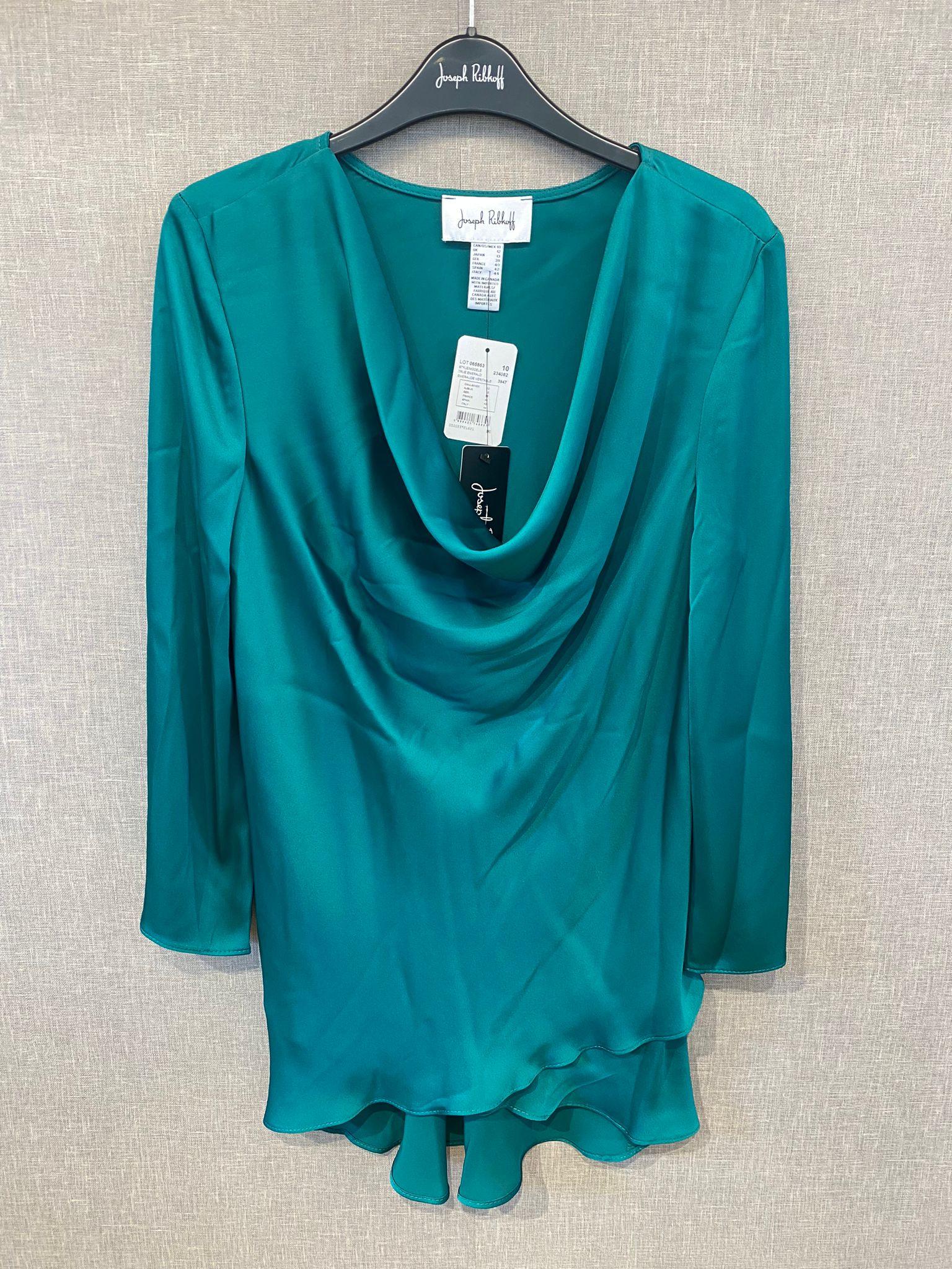 Bloes Groen Ribkoff ( 234082/3947 ) - Delaere Womenswear
