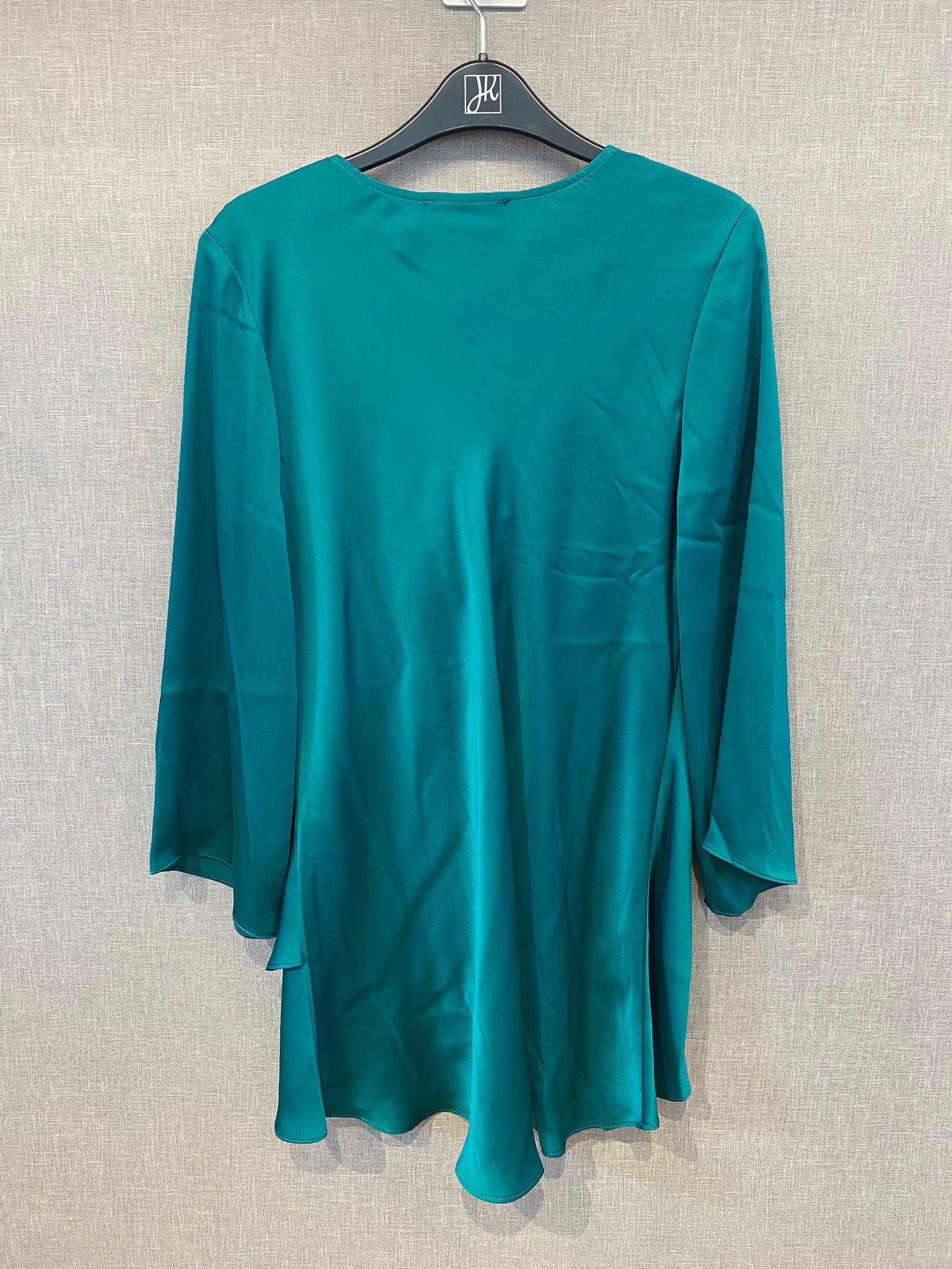 Bloes Groen Ribkoff ( 234082/3947 ) - Delaere Womenswear