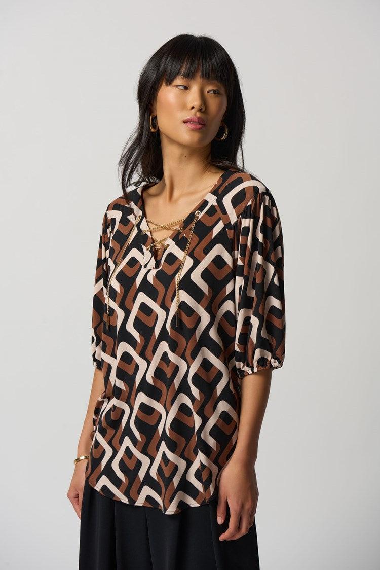 Tuniek Bruin Ribkoff ( 233204/178 ) - Delaere Womenswear