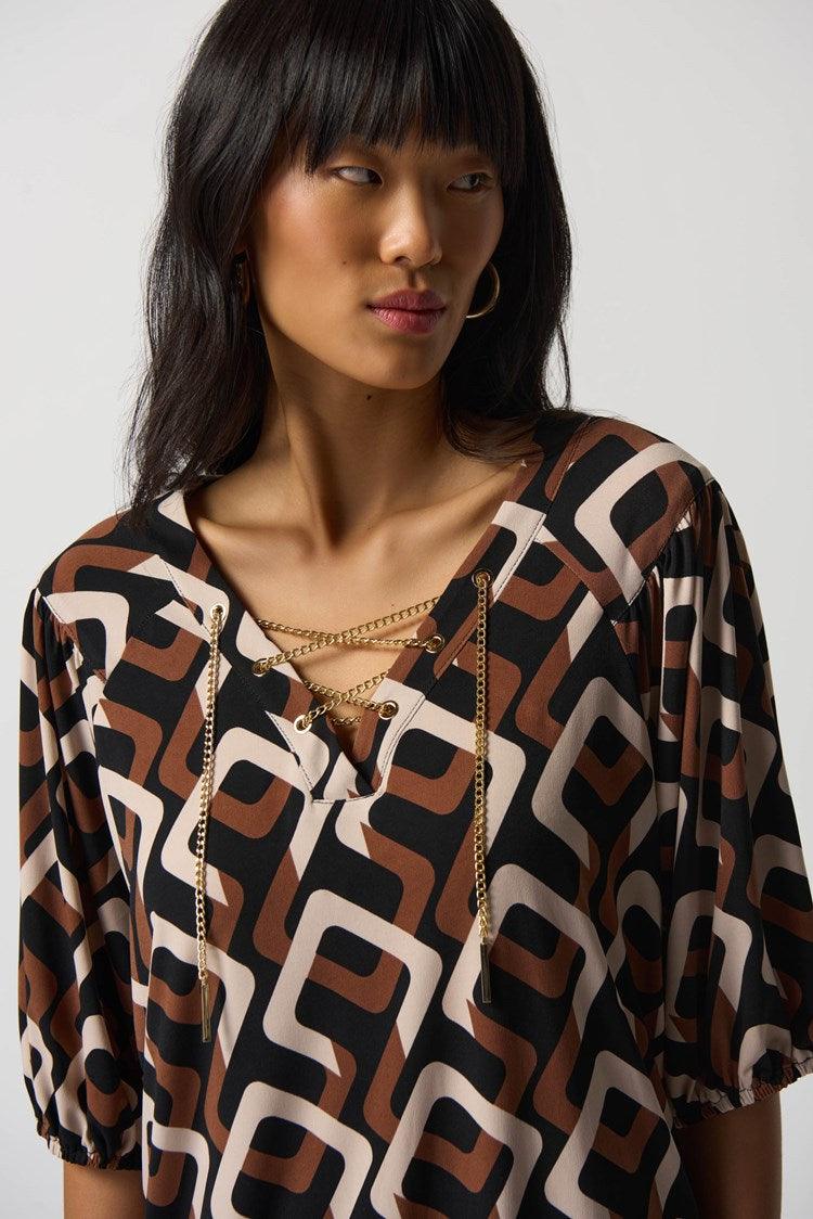 Tuniek Bruin Ribkoff ( 233204/178 ) - Delaere Womenswear
