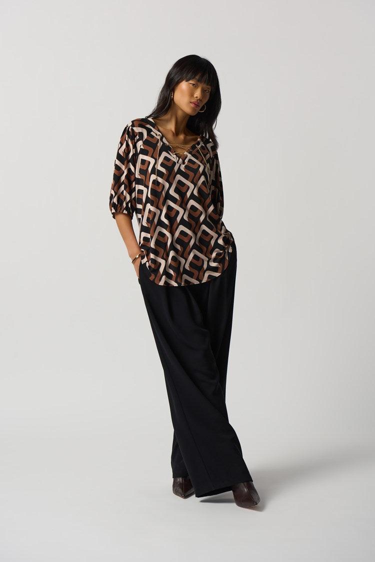 Tuniek Bruin Ribkoff ( 233204/178 ) - Delaere Womenswear