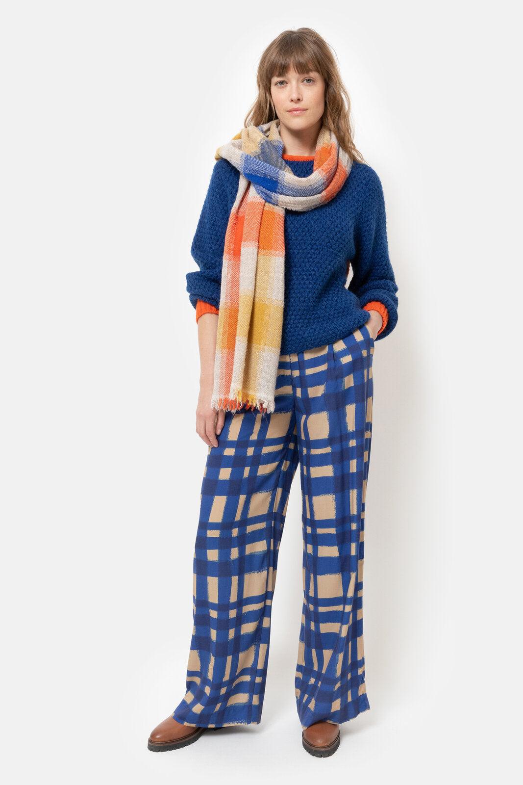 Pull Blauw Terre Bleue ( Marijke/500 ) - Delaere Womenswear