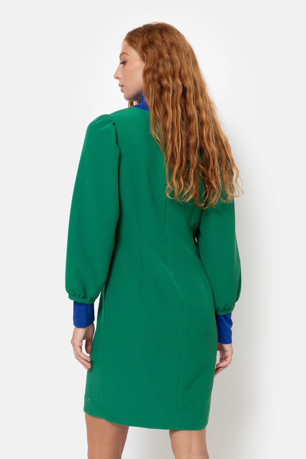 Kleedje Groen Terre Bleue ( Tina/400 ) - Delaere Womenswear