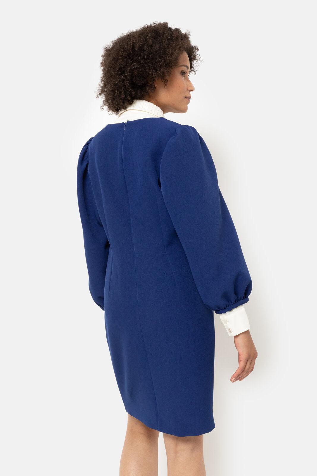 Kleedje Blauw Terre Bleue ( Tina/500 ) - Delaere Womenswear