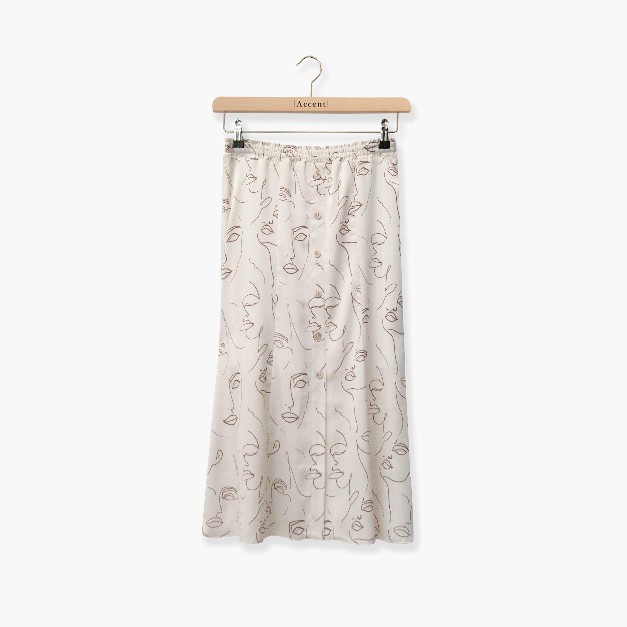 Rok Ecru Accent Fashion ( Viva 10922/11 ) - Delaere Womenswear