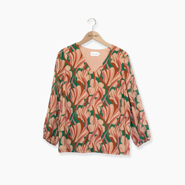 Bloes Framboos Accent Fashion ( Punch 4340/53 ) - Delaere Womenswear