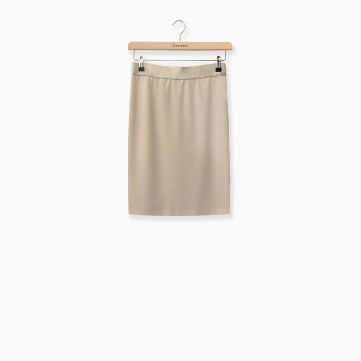 Rok Zandkleur Accent Fashion ( Gina/Sable ) - Delaere Womenswear