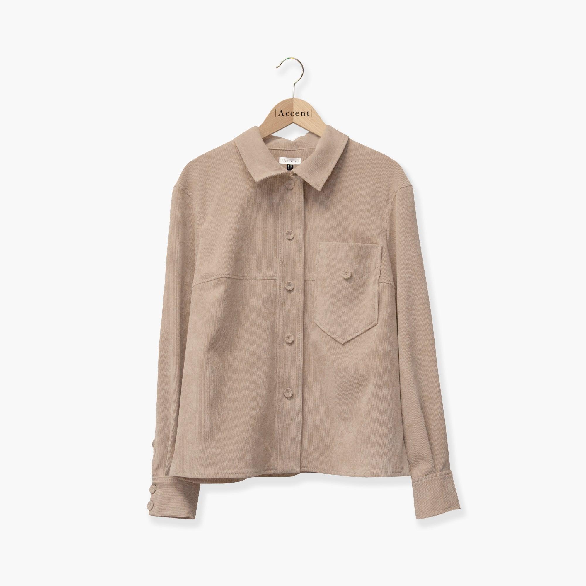 Vest Beige Accent Fashion ( Eddy 7908 Light Beig ) - Delaere Womenswear