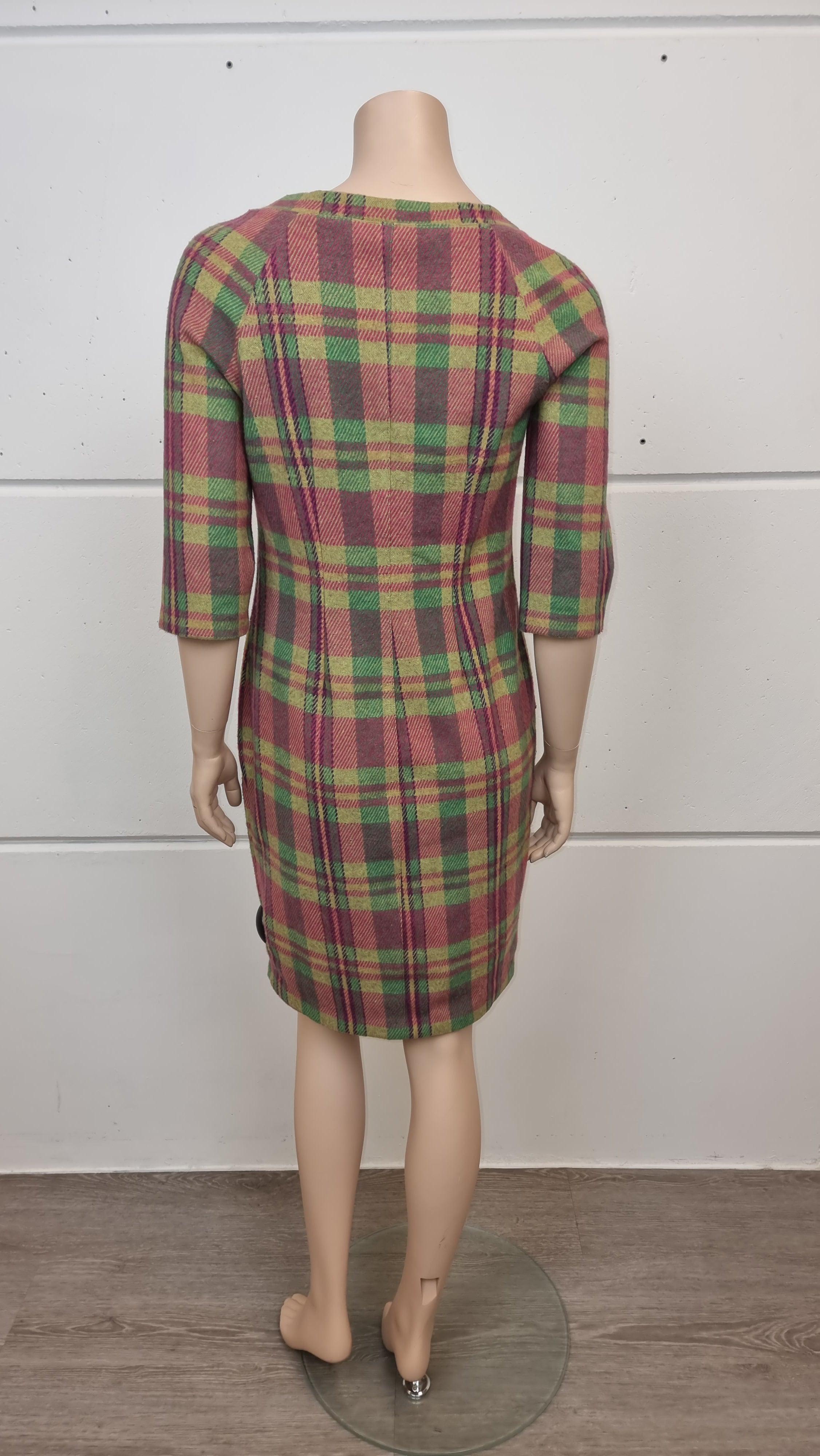Kleedje Groen Blue iV ( Eti/522 ) - Delaere Womenswear