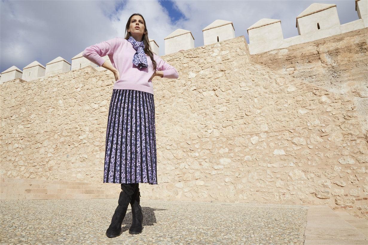 Rok Lila Blue iV ( Mercy/300 ) - Delaere Womenswear