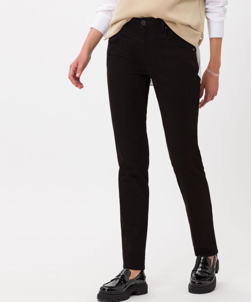 Broek Zwart Brax ( Shakira 1707/02 ) - Delaere Womenswear