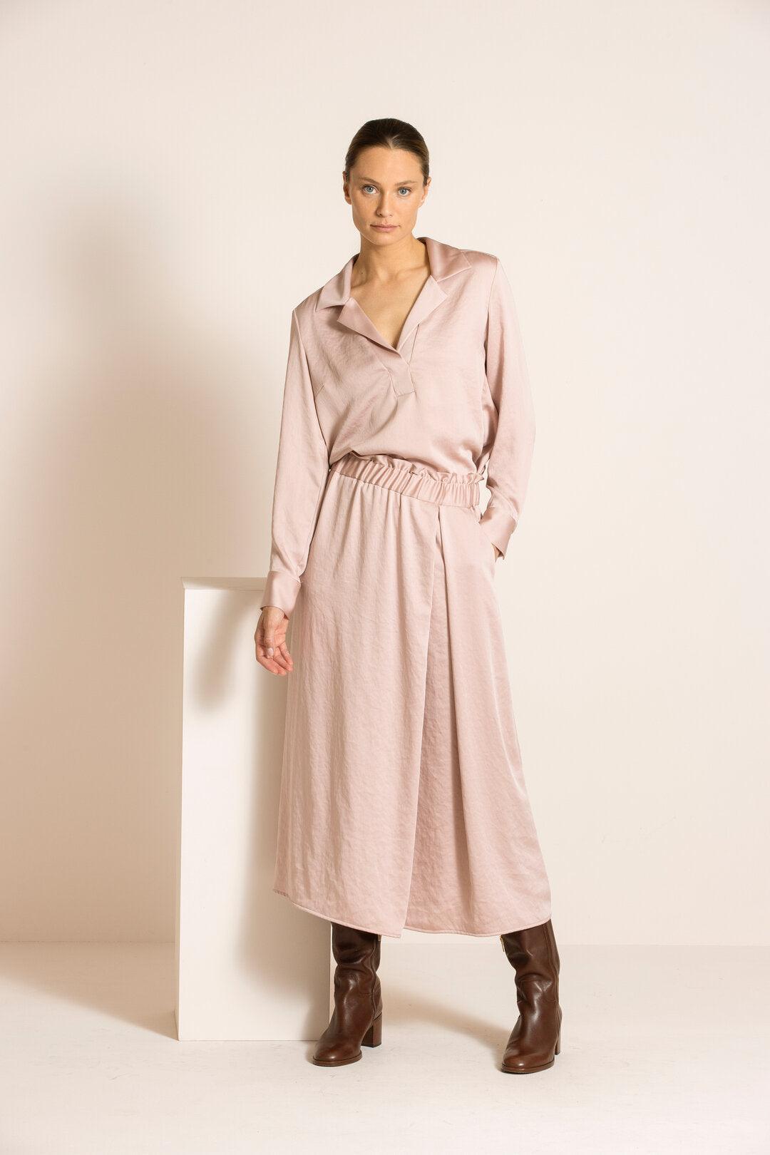 Rok Beige Gigue ( Tara 646/211 ) - Delaere Womenswear