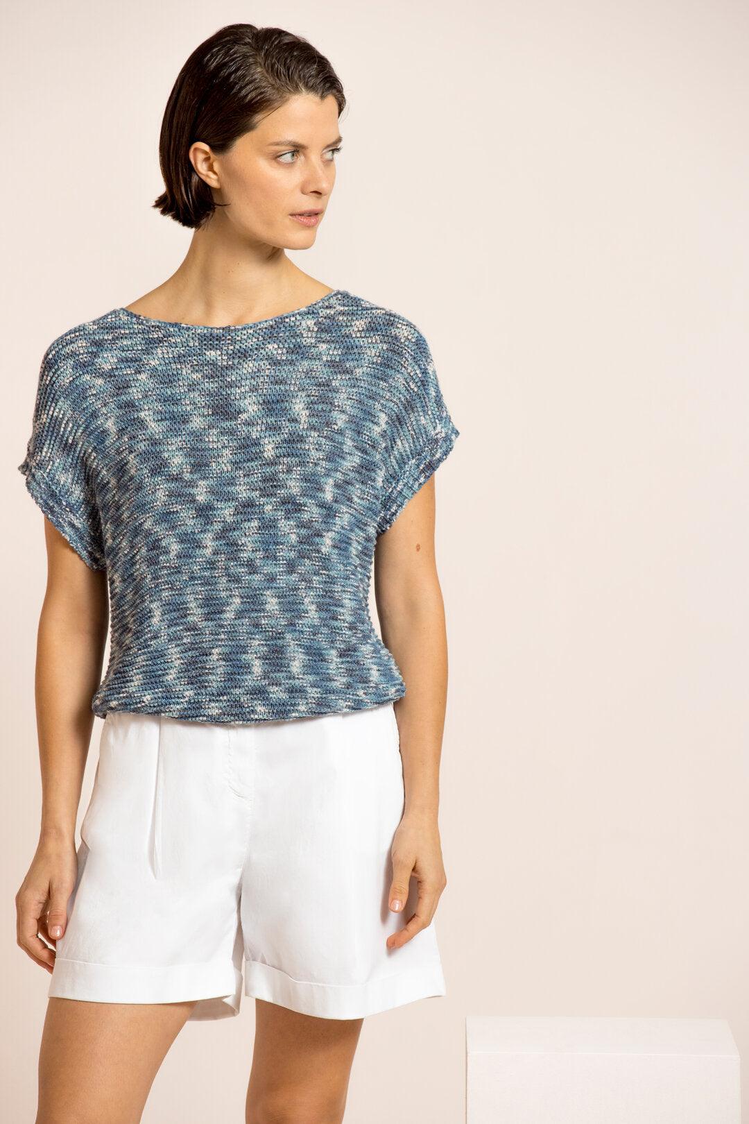 Pull Blauw Gigue ( Lidia/2920 ) - Delaere Womenswear