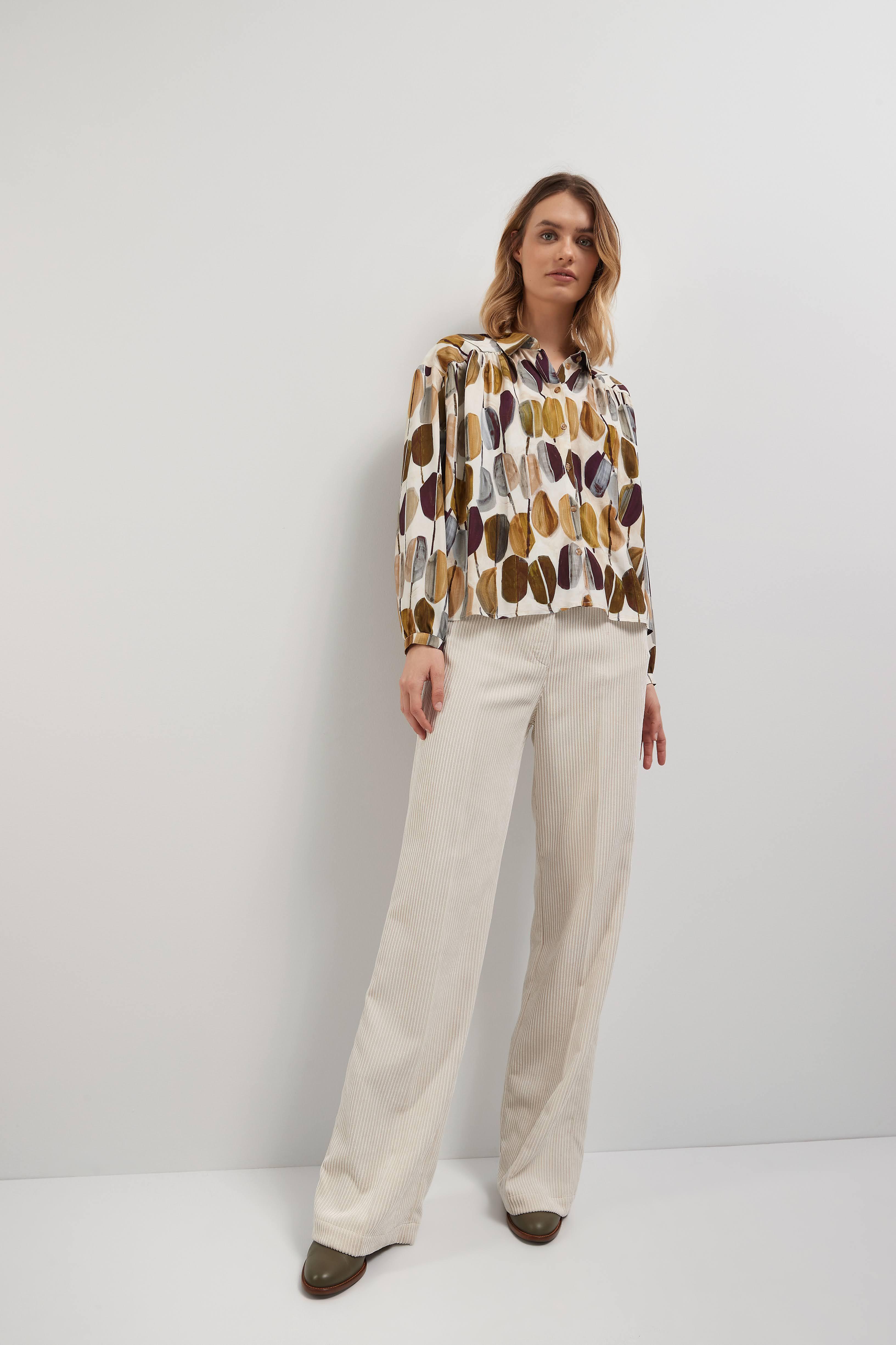 Broek Ecru Her ( Lana 107/25 ) - Delaere Womenswear
