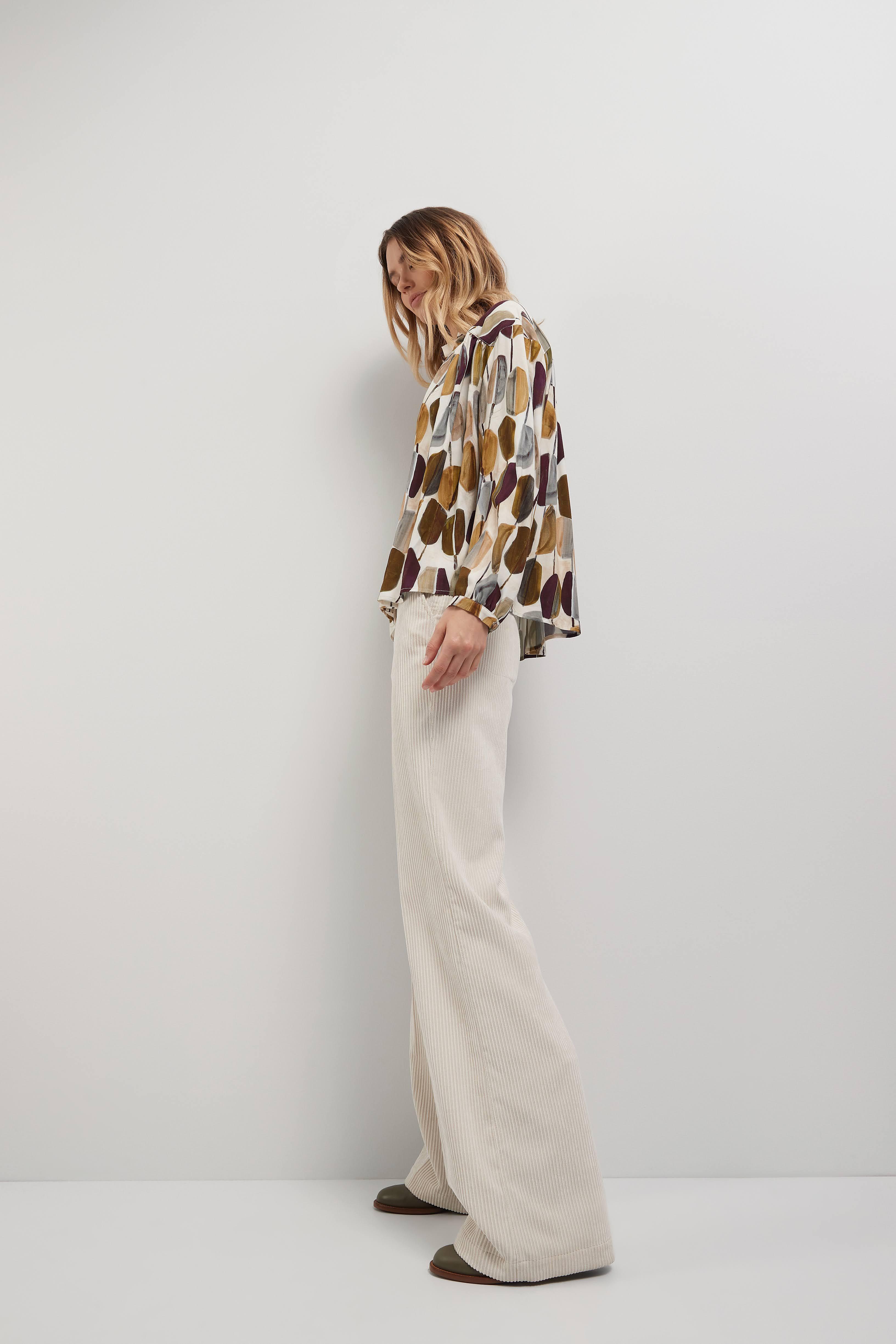 Broek Ecru Her ( Lana 107/25 ) - Delaere Womenswear