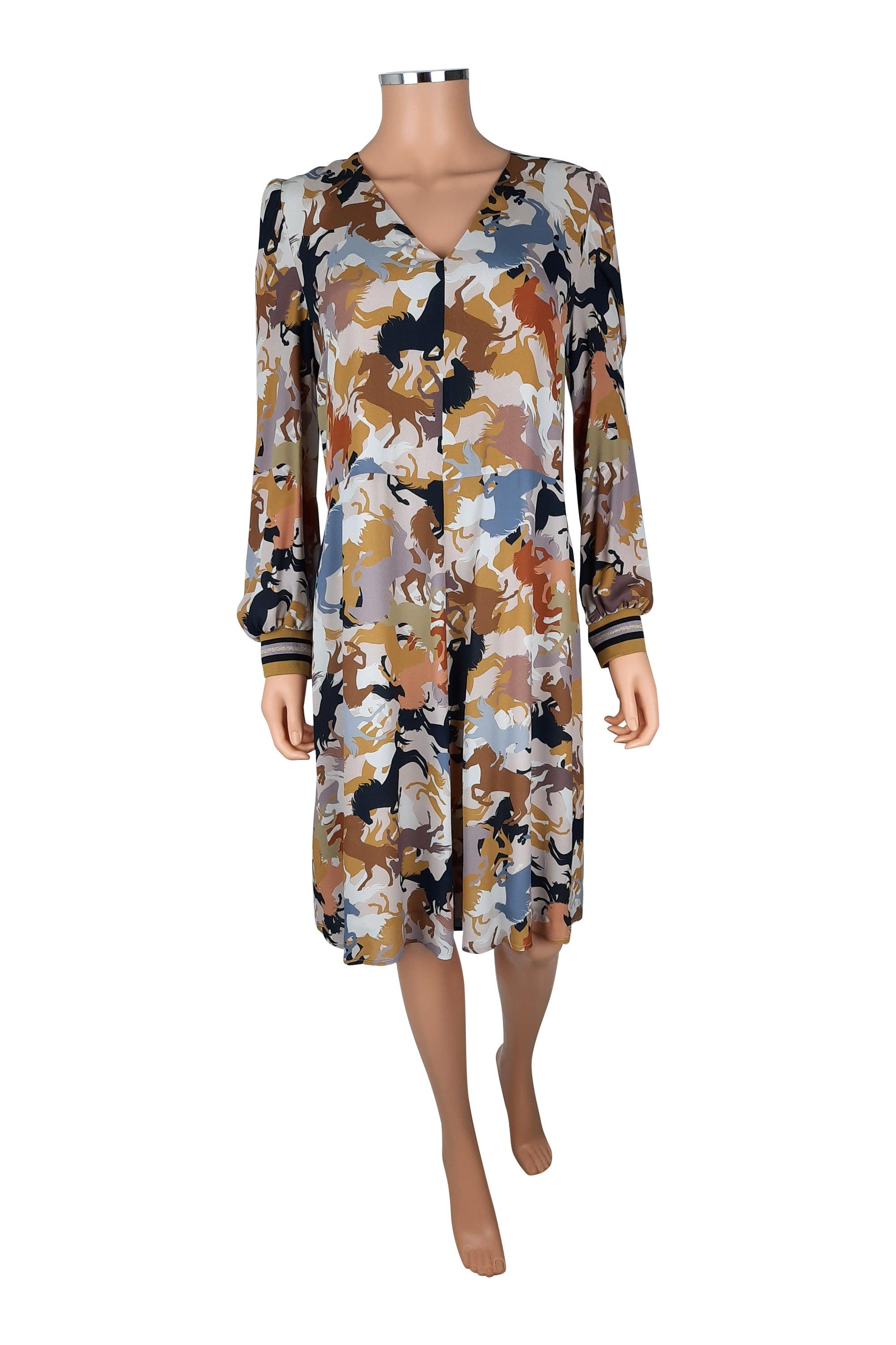 Kleedje Beige Her ( Belvita 1002 ) - Delaere Womenswear