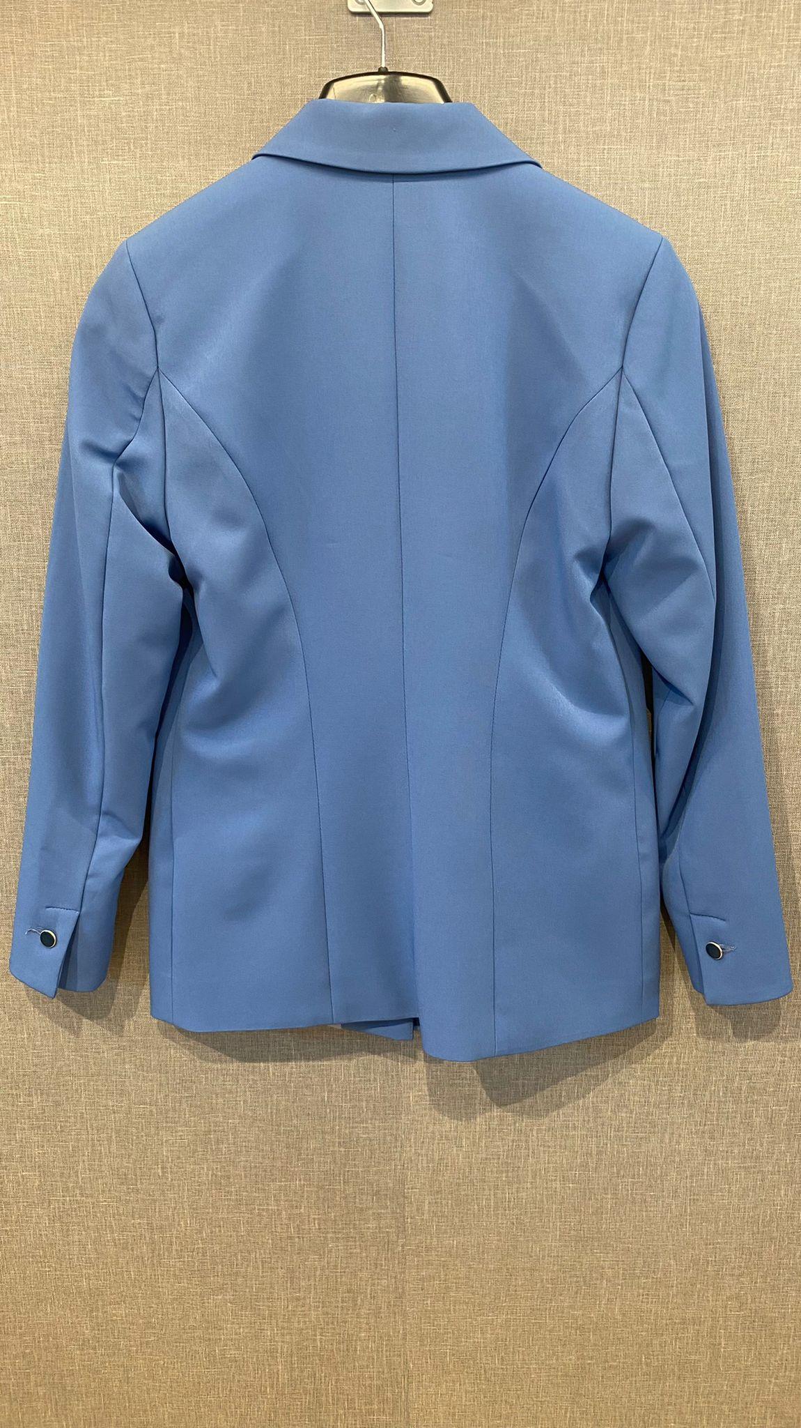Vest Blauw Leonie De Paris ( Astrid Stretch Blauw ) - Delaere Womenswear
