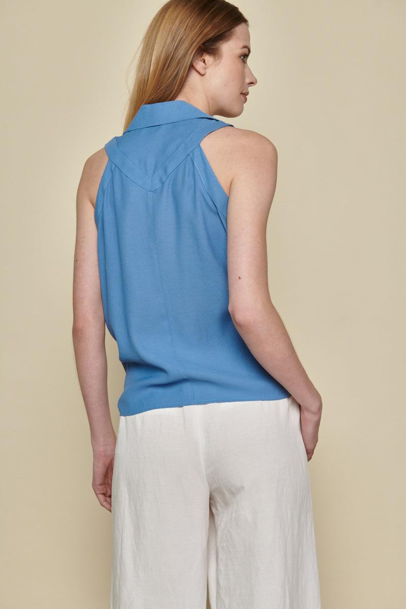 Bloes Blauw Marie Mero ( To01/158 ) - Delaere Womenswear