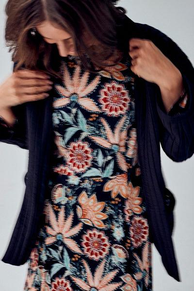 Kleedje Zwart Mayerline ( Rush 6346/010 ) - Delaere Womenswear