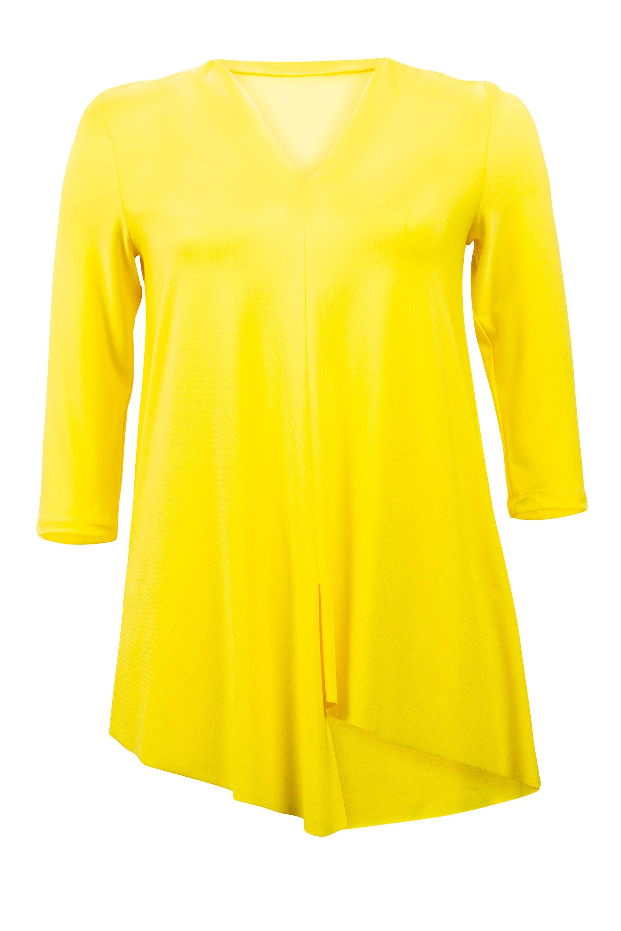 Bloes Geel Ribkoff 221081/3845 ) - Delaere Womenswear