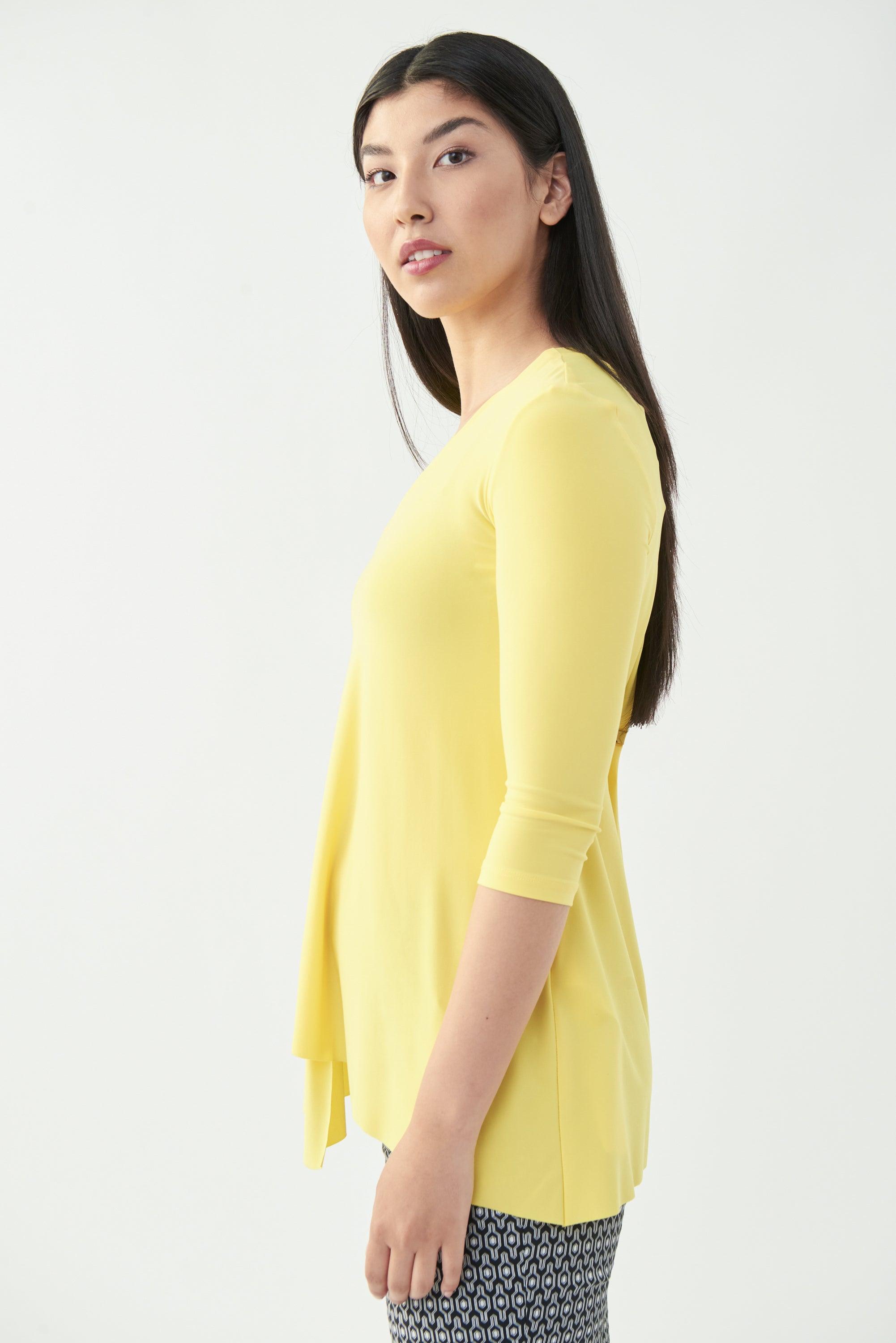 Bloes Geel Ribkoff 221081/3845 ) - Delaere Womenswear
