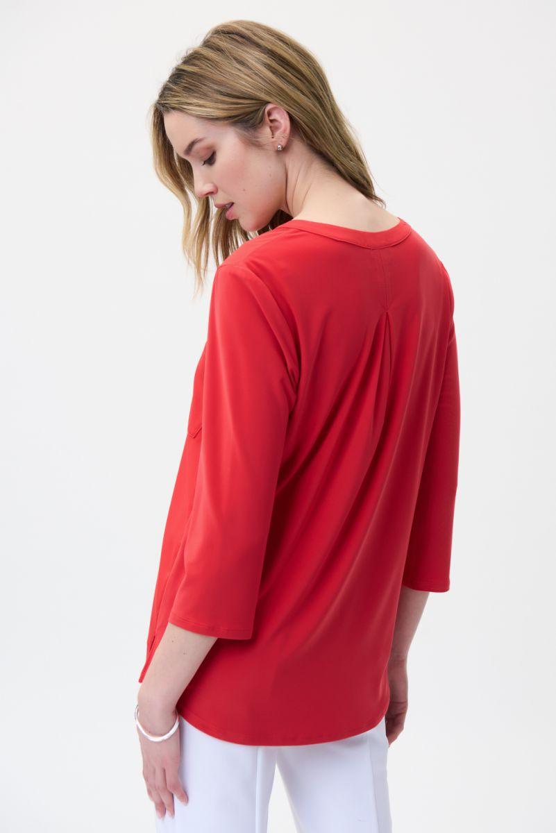 Bloes Rood Ribkoff 221027/3844 ) - Delaere Womenswear