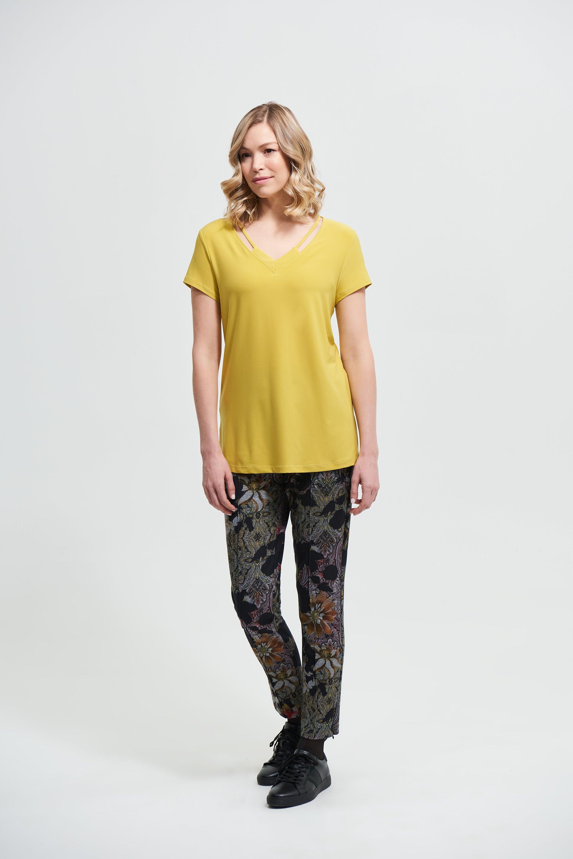 Bloes Geel Ribkoff ( 213338/3796 ) - Delaere Womenswear