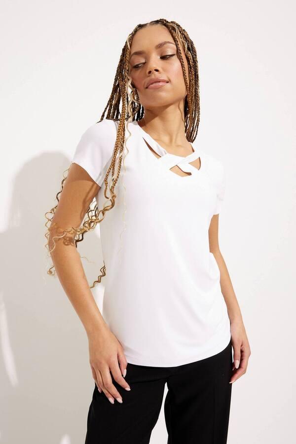 T-Shirt Ecru Ribkoff ( 232144/1761 ) - Delaere Womenswear