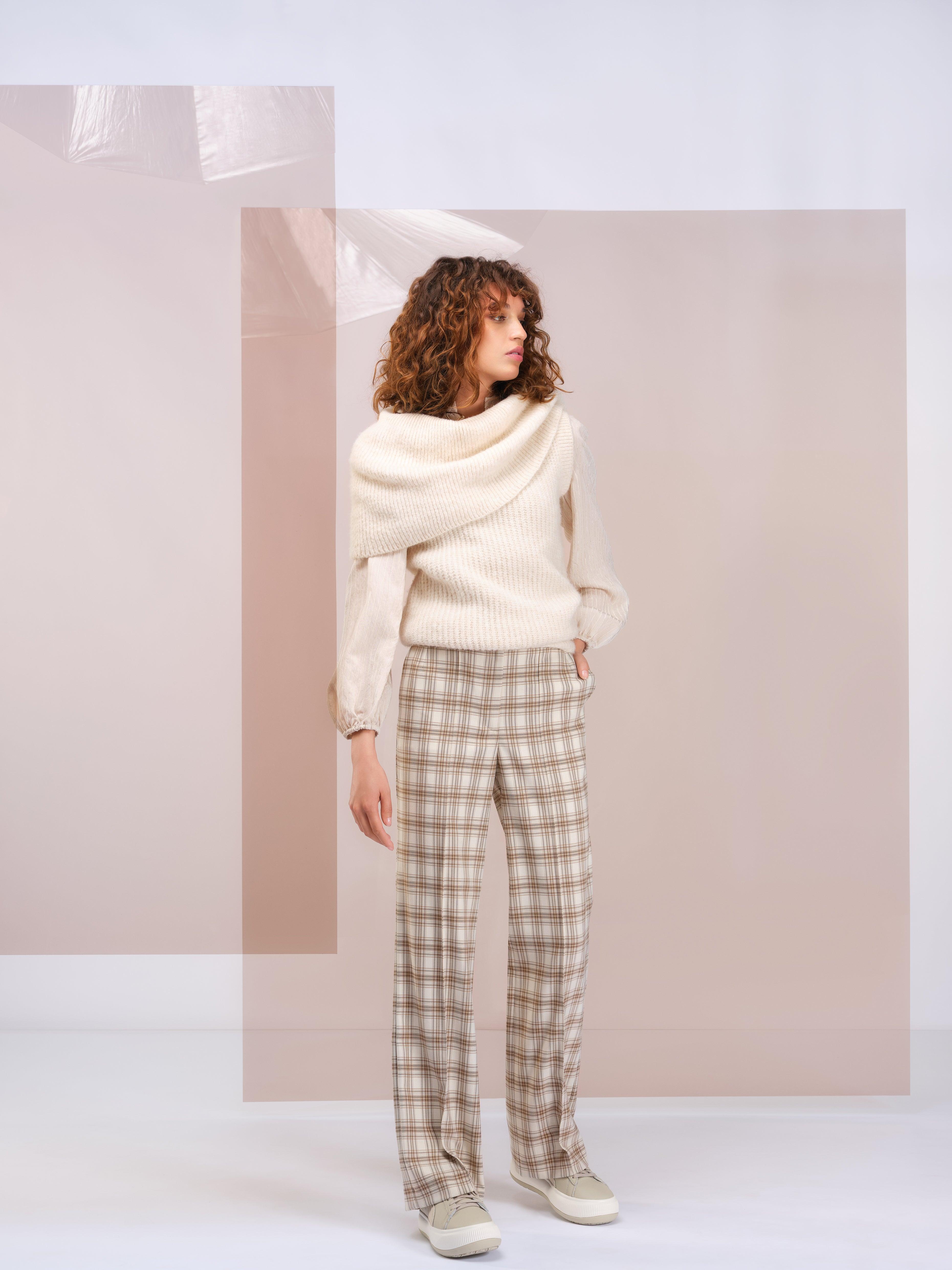 Broek Ecru Senso ( 5542 Laya/Winter ) - Delaere Womenswear