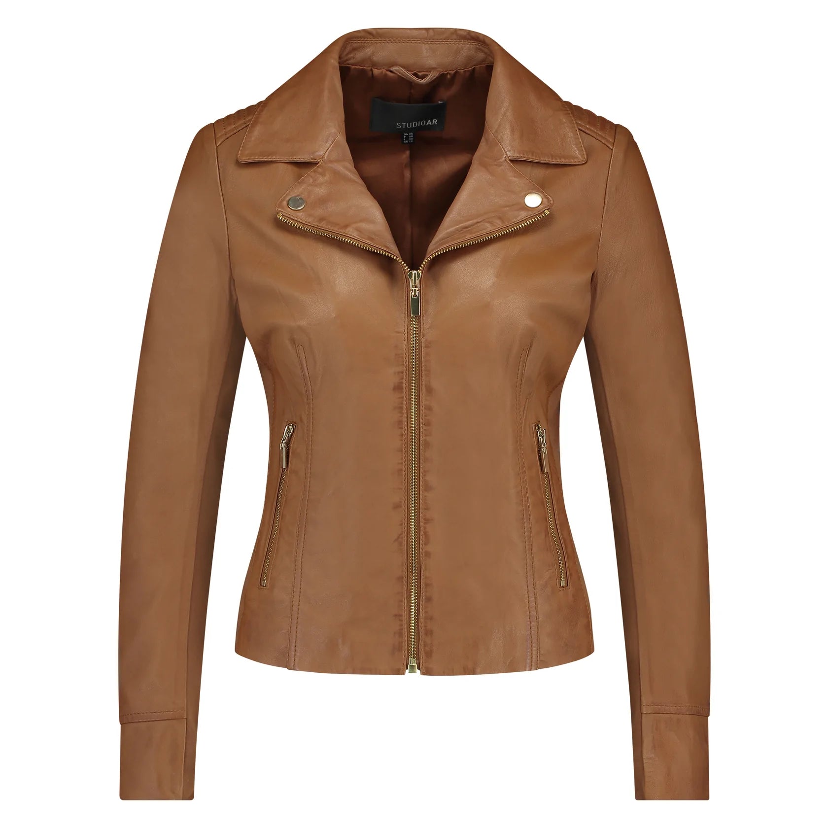 Vest Cognac Studio Ar ( Kendall/Hazel ) - Delaere Womenswear