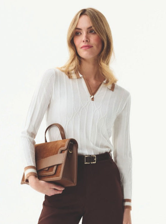 Pull Wit Leo & Ugo ( Aw130/Offwhite/Camel )