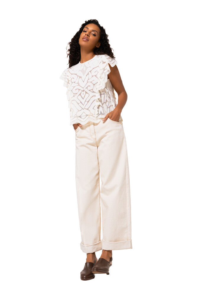 Broek Ecru Caroline Biss ( 1503/93 )