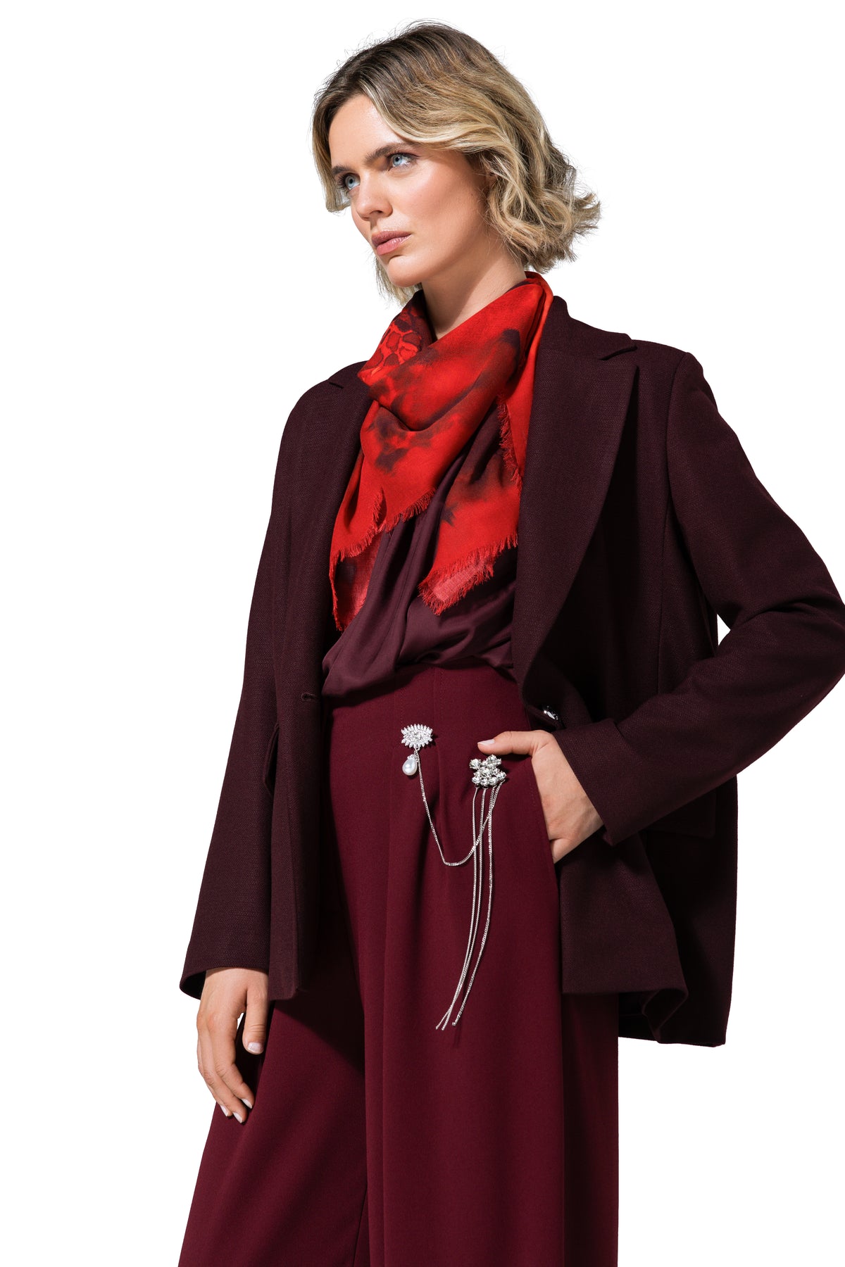 Broek Bordeaux Caroline Biss ( 6522/51 )